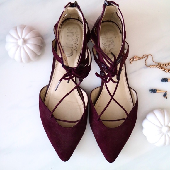 Sam Edelman Shoes - 2/$24 Sam Edelman Faux Suede Lace Up Flats